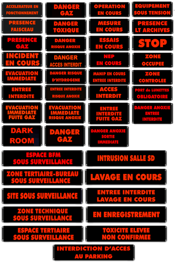 catalogue texte lumineux sur mesure SREI