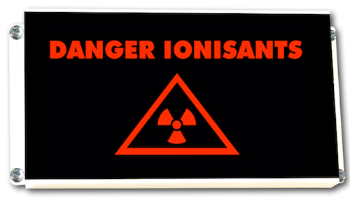 afficheur lumineux extra plate radiations + pictogramme