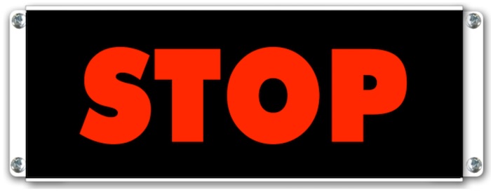 STOP afficheur lumineux